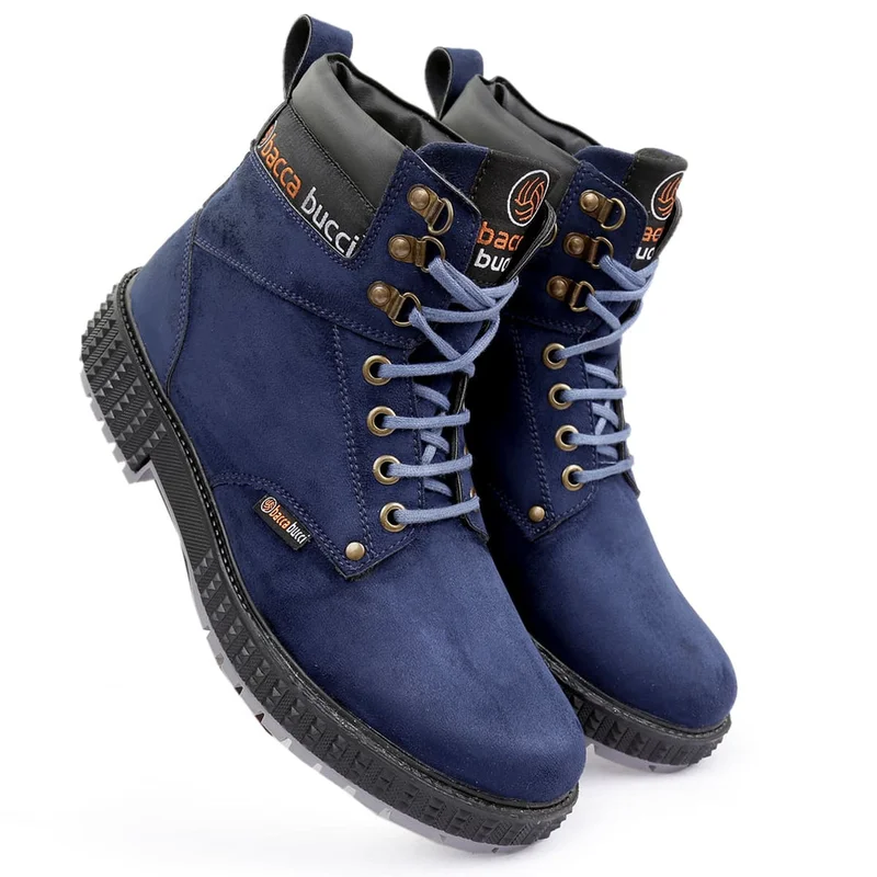 Bacca Bucci Blue Scott Boots for Men | Best Price UAE